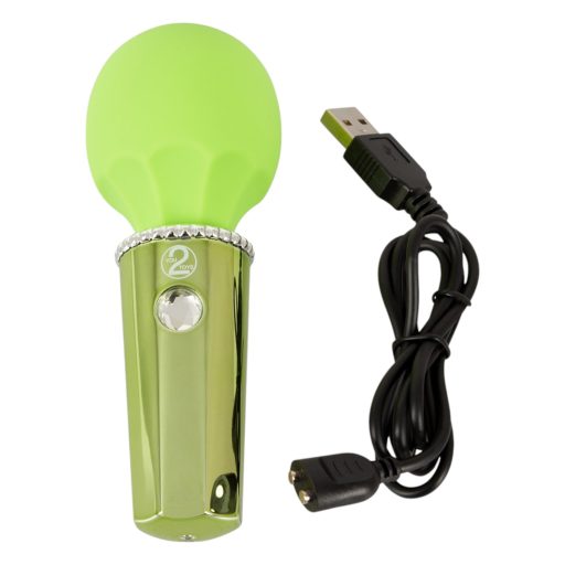 / You2Toys Mini Wand - akkus masszírozó vibrátor (zöld)