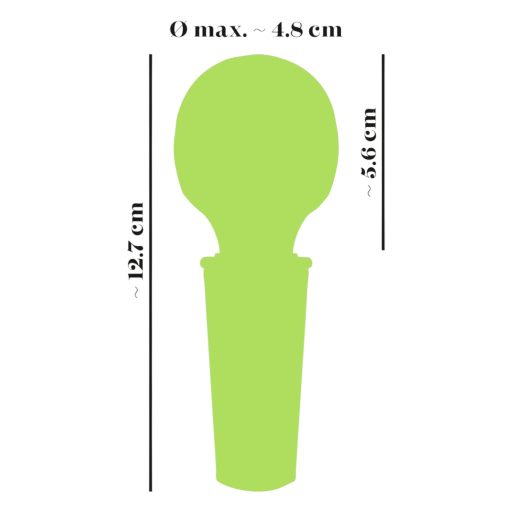 / You2Toys Mini Wand - akkus masszírozó vibrátor (zöld)