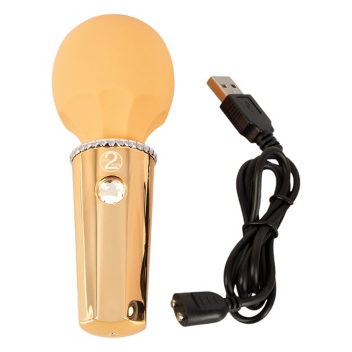 / You2Toys Mini Wand - akkus masszírozó vibrátor (sárga)