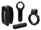   / Bathmate Vibe Endurance - maszturbátor és péniszgyűrű szett (fekete)