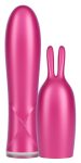 Durex Tease & Vibe - rúdvibrátor nyuszis csiklóizgatóval (pink) Durex Tease & Vibe - rúdvibrátor nyuszis csiklóizgatóval (pink)