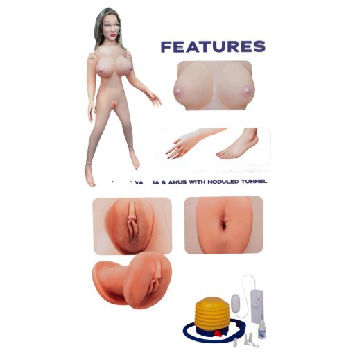 / Excellent Power Amanda - életnagyságú vibrációs guminő