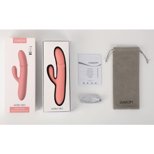 Svakom Mora Neo - okos csiklókaros, gyöngyös vibrátor (pink)