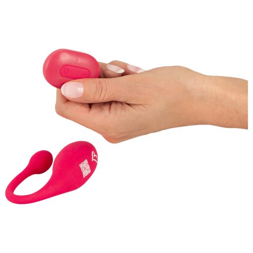Beau Coeur Koral - vibrációs tojás távirányítóval (pink)