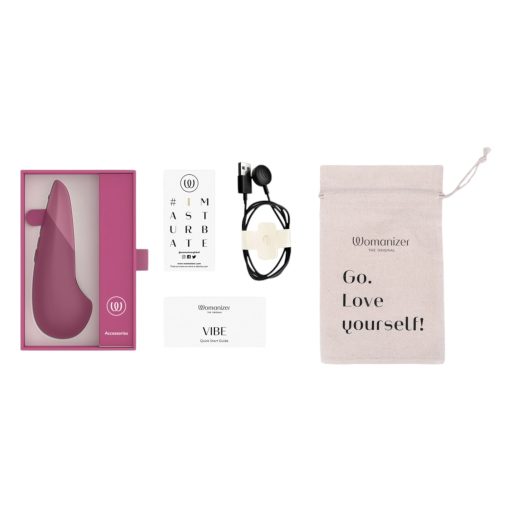 Womanizer Vibe - csikló vibrátor (pink)