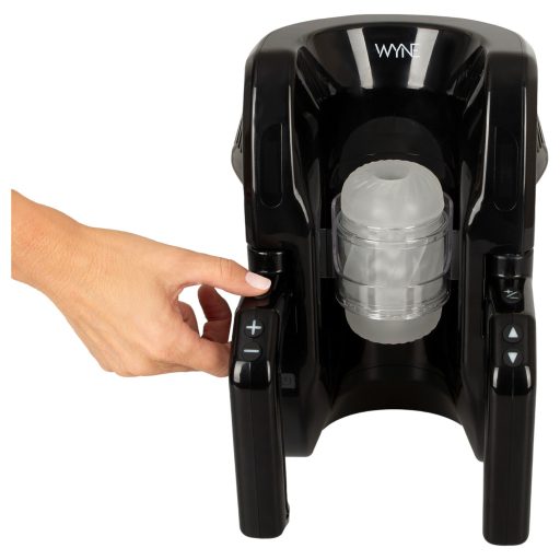 WYNE 10 - automata maszturbátor kapaszkodóval (fekete)