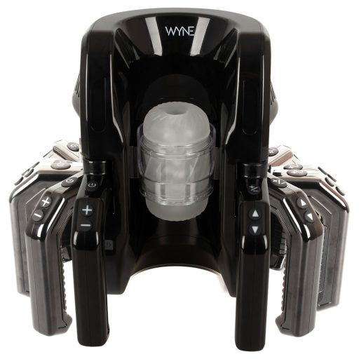 WYNE 10 - automata maszturbátor kapaszkodóval (fekete)