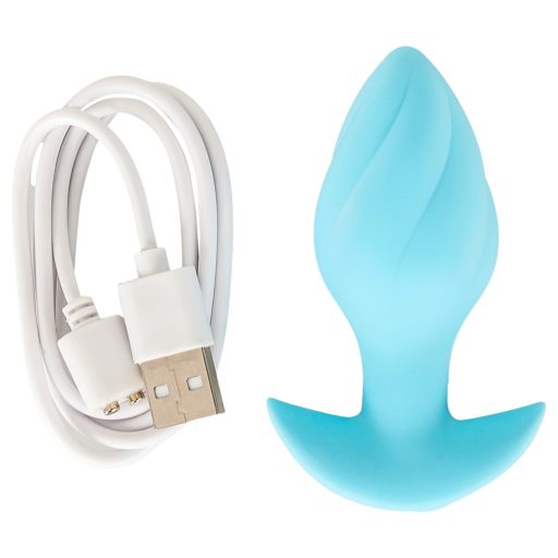 Cuties Mini - vibrációs anál plug (kék)