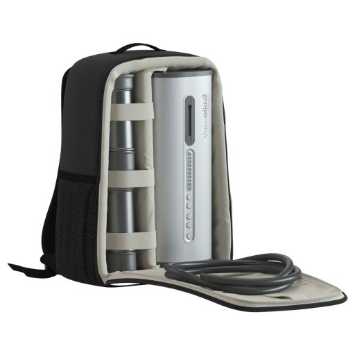 VacuGlide 2 - automata, hálózati férfi luxus maszturbátor (ezüst)