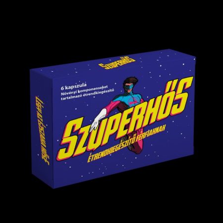Szuperhős - erős étrend-kiegészítő kapszula férfiaknak (6db)