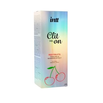   intt Clit Me On - folyékony vibrátor csiklóspray, piros gyümölcs (12 ml)