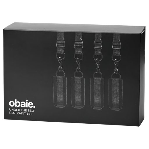 Obaie - matrac alatti kötözőszett (fekete)