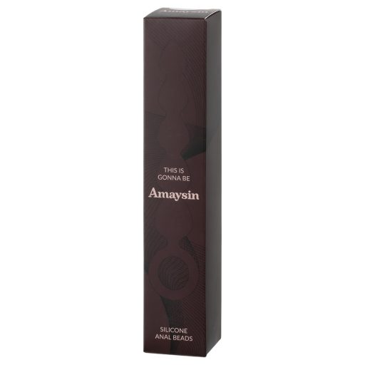 Amaysin - szilikon análgyöngysor (fekete)