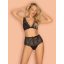 Obsessive Klarita 2 részes fehérnemű szett (Fekete) L/XL