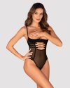Obsessive Roxelia teddy - Szexi nyitott body (Fekete) XS/S Obsessive Roxelia teddy - Szexi nyitott body (Fekete) XS/S