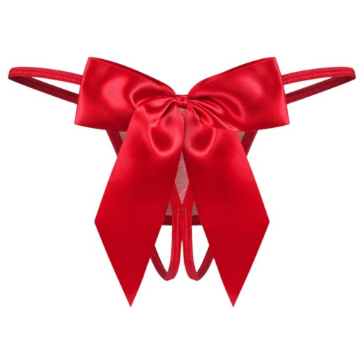 Obsessive Gifty - nyitott tanga (piros)