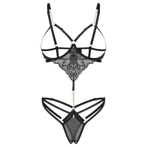 Obsessive Matildea - nyitott body (fekete)
