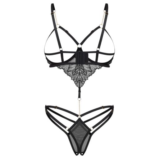 Obsessive Matildea - nyitott body (fekete)