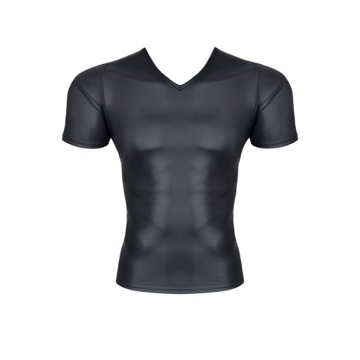 Regnes Fetish Planet Szexi férfi V-nyakú póló - XXL (Fekete)