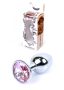 Jawellery Ezüst/rózsaszín fém anál plug (S)