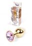 Jawellery Arany/rózsaszín fém anál plug (S)