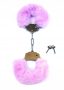Fetish Boss Series Furry Cuffs - Szőrös bilincs lila