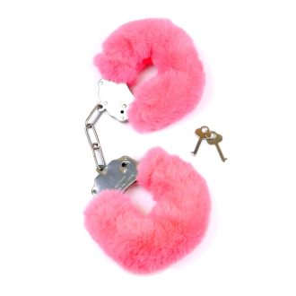 Fetish Boss Series Furry Cuffs - Szőrös bilincs Pink