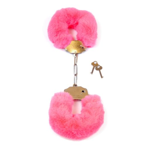 Fetish Boss Series Furry Cuffs - Szőrös bilincs Pink