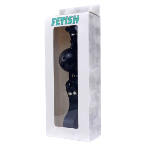 Boys of Toys Fetish B Series Légáteresztő golyós szájpecek (fekete)