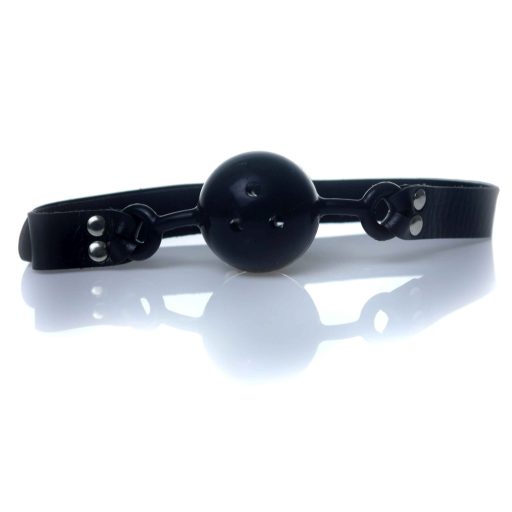 Boys of Toys Fetish B Series Légáteresztő golyós szájpecek (fekete)