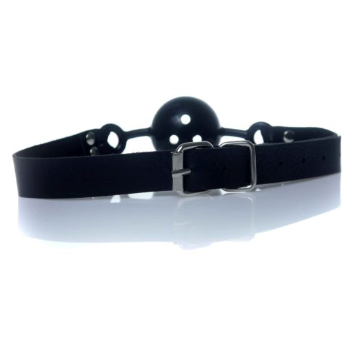 Boys of Toys Fetish B Series Légáteresztő golyós szájpecek (fekete)