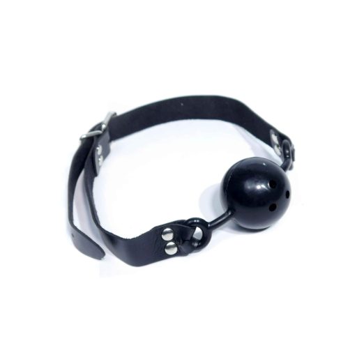 Boys of Toys Fetish B Series Légáteresztő golyós szájpecek (fekete)