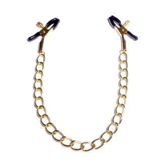   Boys of Toys Series No.16 Láncos állítható mellbimbócsipesz (arany színű)