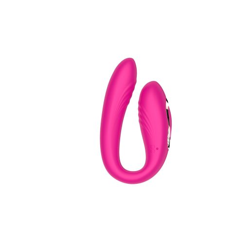 Boys of Toys Újratölthető USB-s hordható forgós párvibrátor távirányítóval (Pink)