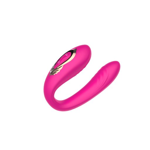 Boys of Toys Újratölthető USB-s hordható forgós párvibrátor távirányítóval (Pink)