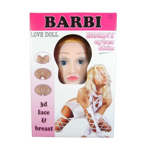 Barbi 3D Love Doll felfújható baba - Guminő
