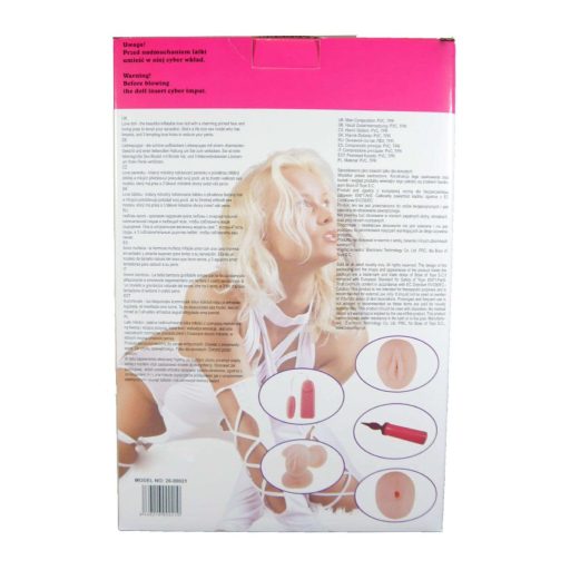 Barbi 3D Love Doll felfújható baba - Guminő