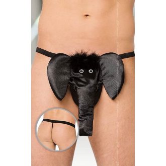 SoftLine Elefántos férfi tanga (fekete) S/L