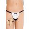 Softline 4417 - Fekete/fehér férfi tanga S/L