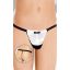 Softline 4417 - Fekete/fehér férfi tanga S/L