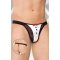 SoftLine 4433 - Mintás fehér férfi tanga S/L
