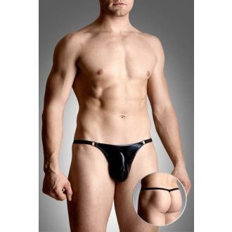 Softline Mens thongs 4487 - black S-L