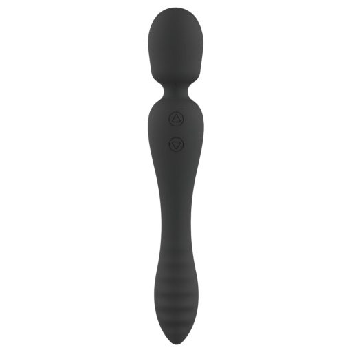Sweet Play - masszírozós és G-pont vibrátor (fekete)