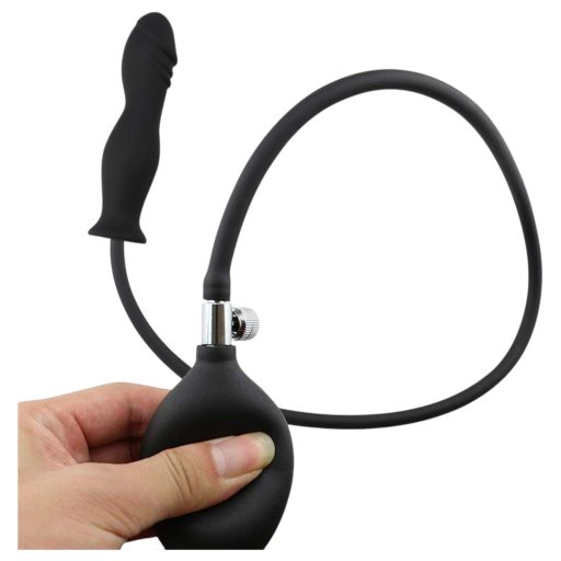 Wild Play - pumpálható anál plug (fekete)