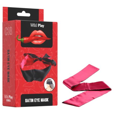 Wild Play - szatén szemkötő (fekete)