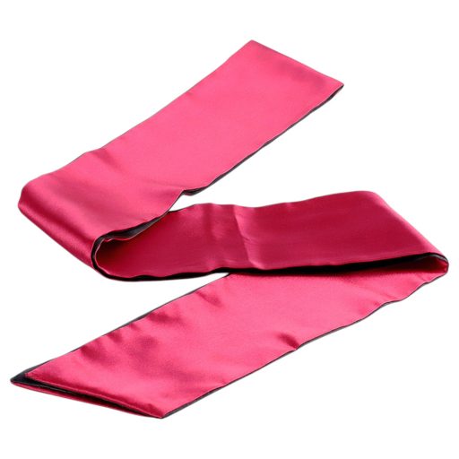 Wild Play - szatén szemkötő (fekete-pink)