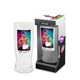 HOT SHOT Sztriptíztáncos vetkőzős söröspohár