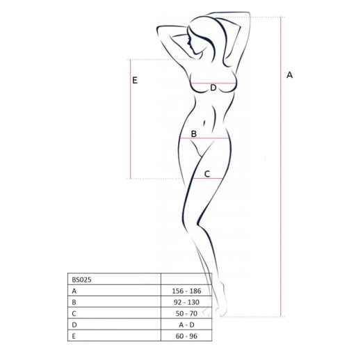 Passion BS025 - hosszúujjú miniruha (fehér) - S-L