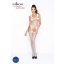 / Passion BS038 - cikk-cakk mintás necc szett (fehér) - S-L