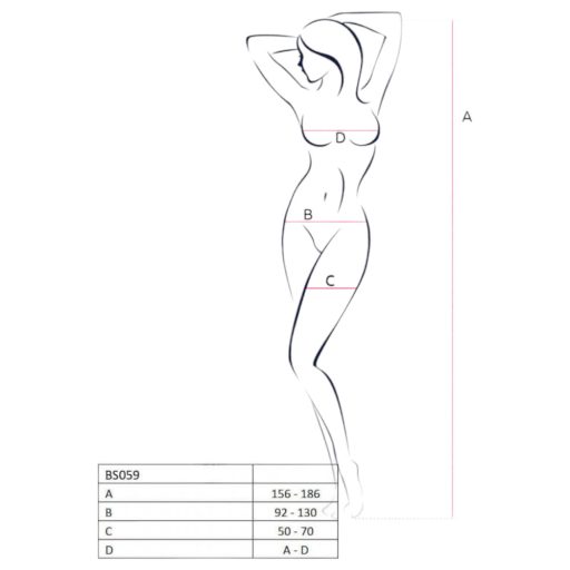 Passion BS059 - necc szett (piros) - S-L